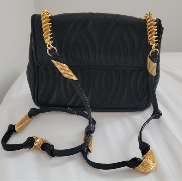 Fendi Handbags - Vintage Fendi Roma Pasta Bag in Black Quilted Leather